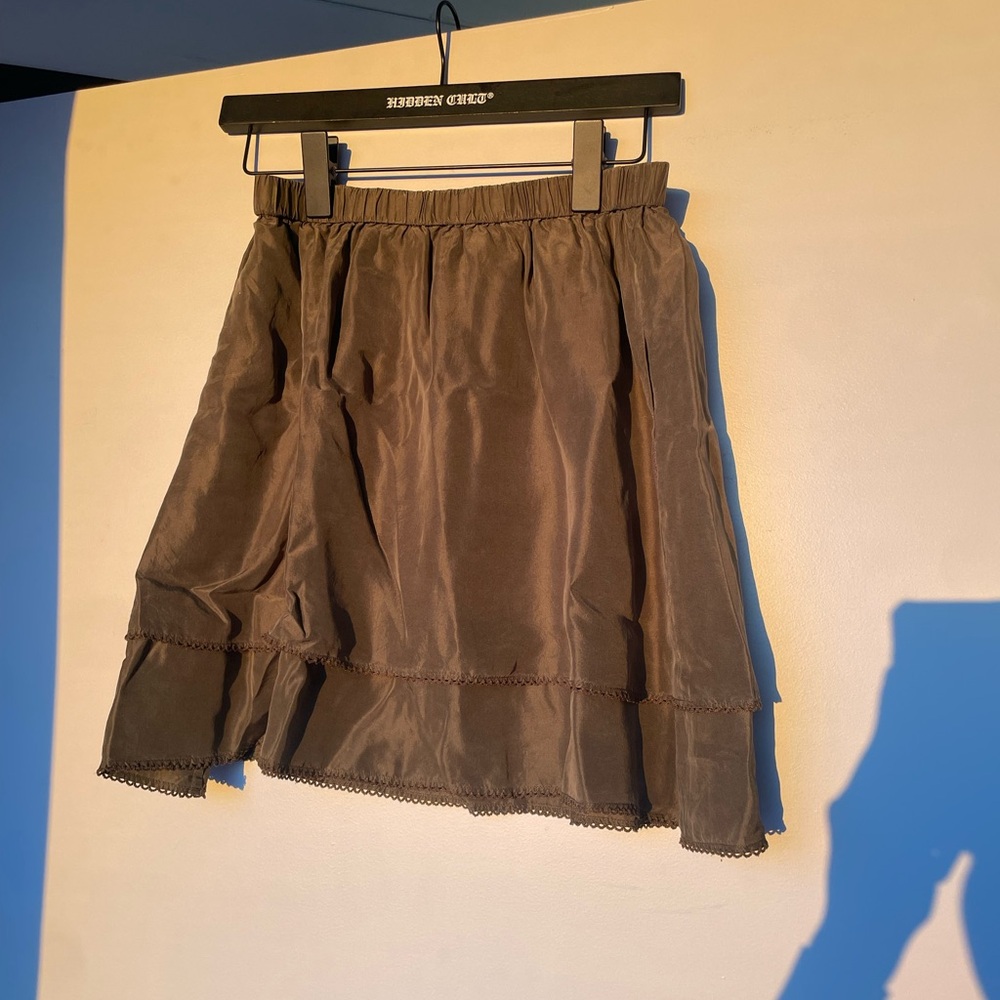 Silk Green Layered Skit from Odille